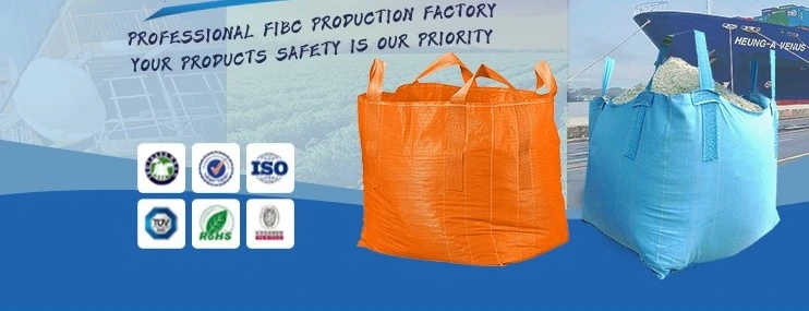 Customization 1 Ton Big Jumbo Bulk Bags 1000kg 1500kg PP Woven Sack Sling FIBC Container Bag