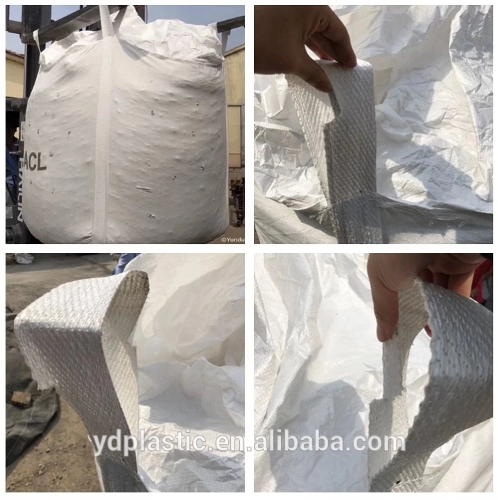 2 Ton Jumbo Bulk Big FIBC Bag for Powder Mineral Stones with Full Belt Safety