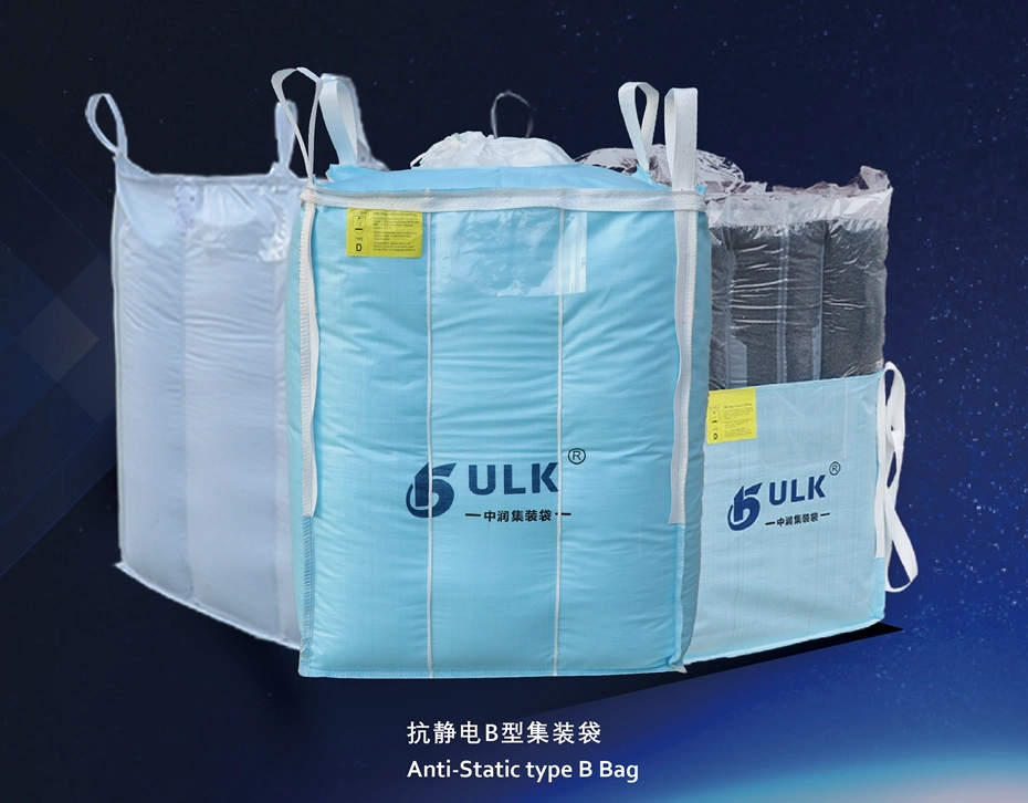 1000kg 1 Ton FIBC Recycle PP Jumbo Bag / Bulk Bag for Sand and Transport