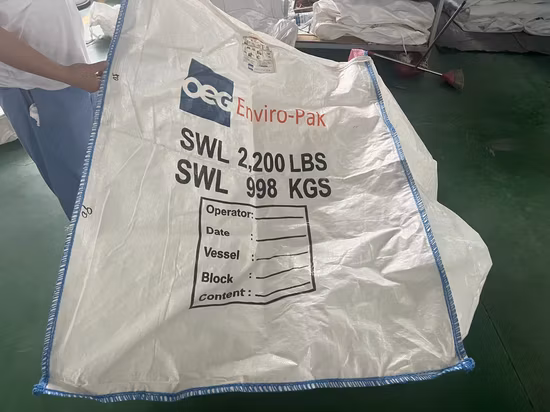 PP Woven 1mt Jumbo Bags 1 Ton Big Bags 1000kg Fabric FIBC Bag Bulk Container 1.5 Ton 1500kg for Packing Price