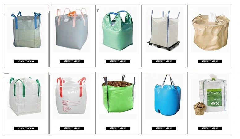 Customization 1 Ton Big Jumbo Bulk Bags 1000kg 1500kg PP Woven Sack Sling FIBC Container Bag