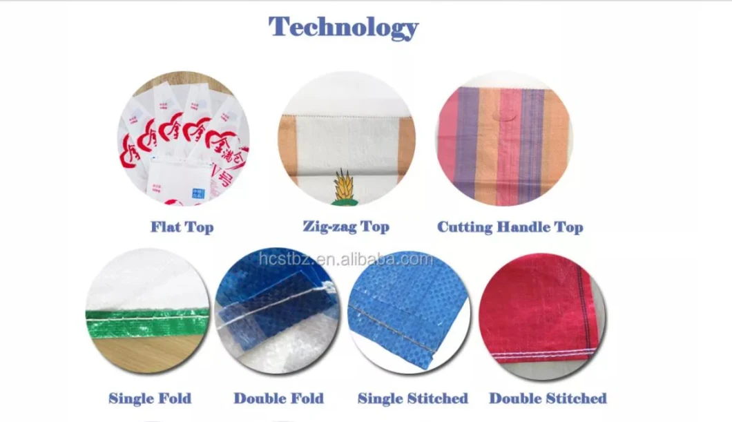 Colour PP Woven Bags for Flour with Inner Line