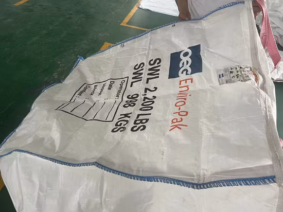 PP Woven 1mt Jumbo Bags 1 Ton Big Bags 1000kg Fabric FIBC Bag Bulk Container 1.5 Ton 1500kg for Packing Price