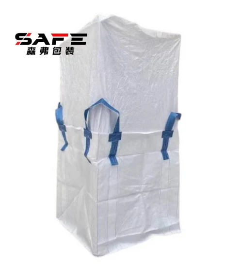 1000kg FIBC PP Woven Jumbo Bag 4 Loop Bulk Bags for Sand 1500kg Container Bag with UV Liner Bags High Quality OEM Flexible Bag Storage Rice Food Grade Big Bag
